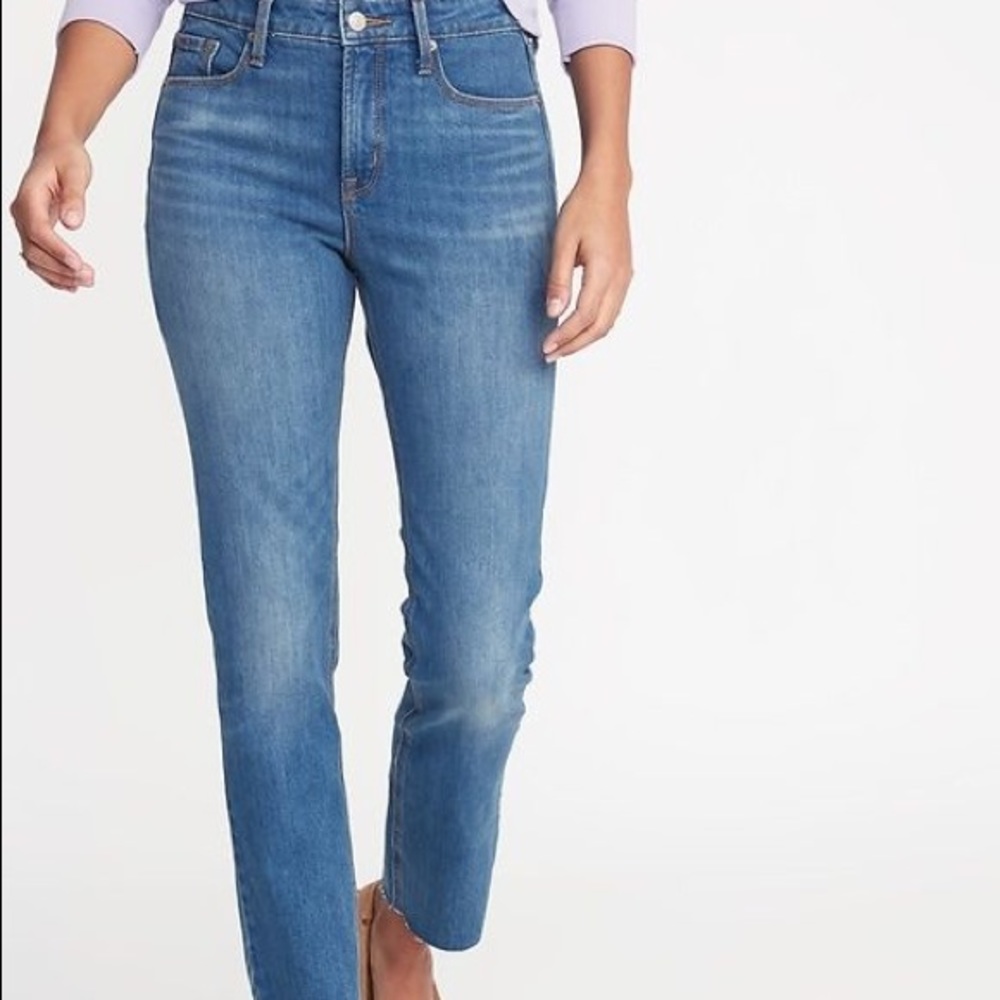 Old Navy Power Straight Ankle Jeans